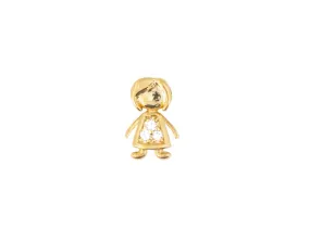 14k Skinny Girl Charm (yellow)