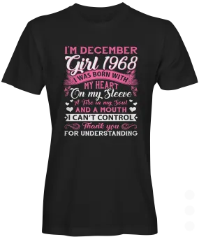 A 1968 December Girl Graphic T-shirt Unisex