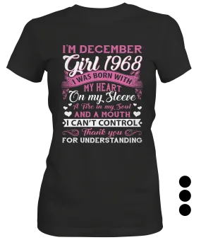 A 1968 December Girl  Ladies Graphic T-shirt