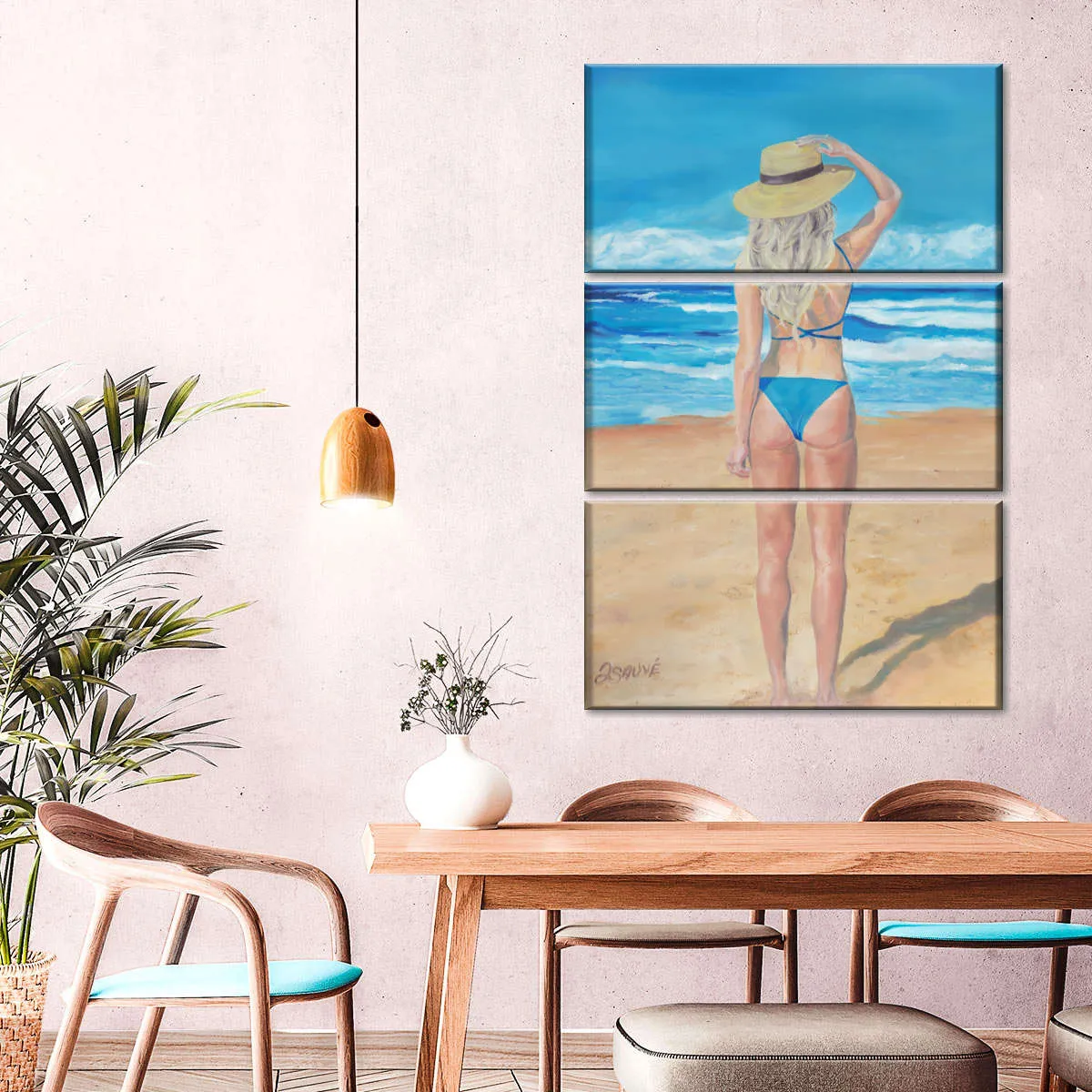 A Beach Girl Wall Art