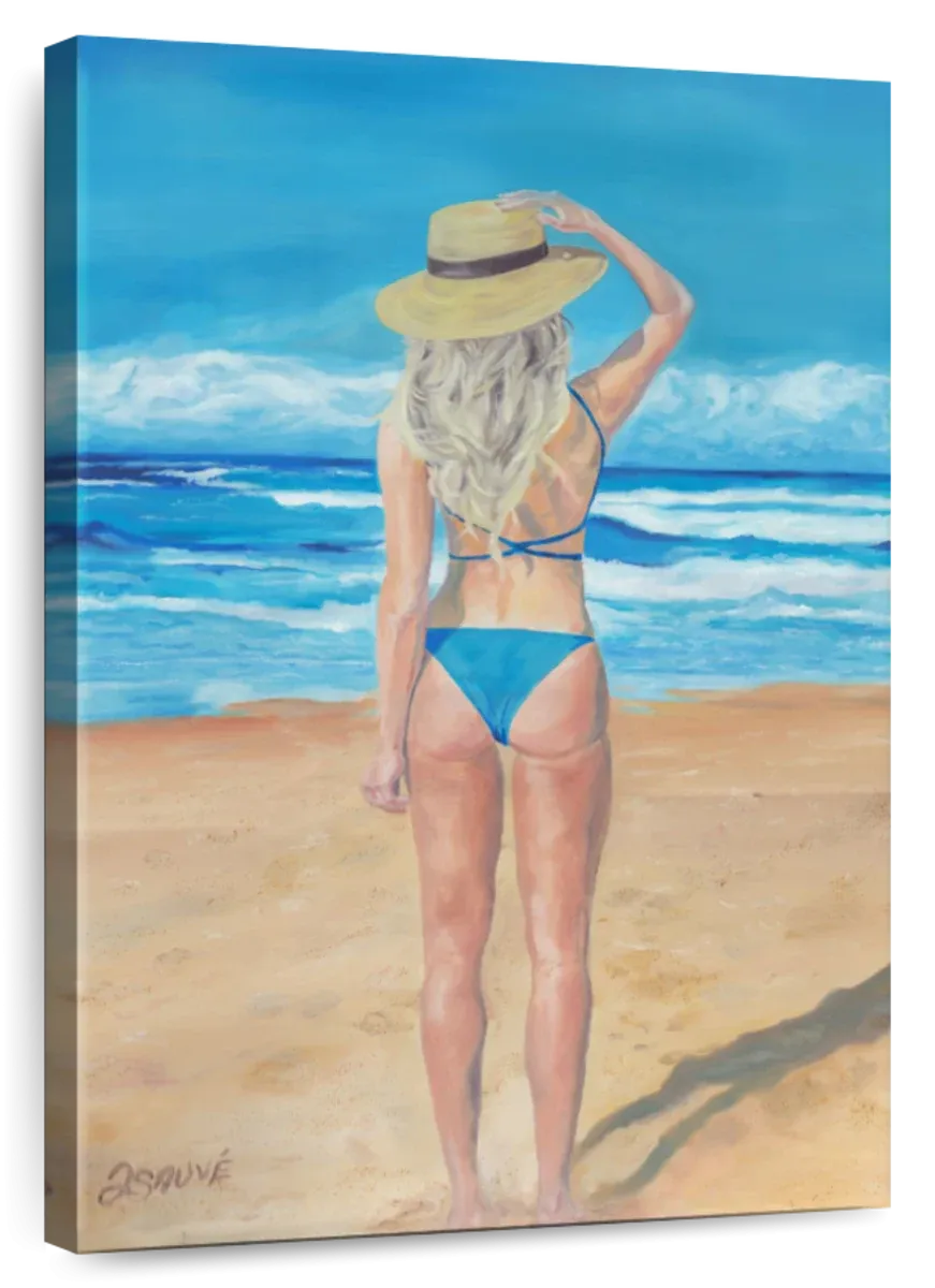 A Beach Girl Wall Art