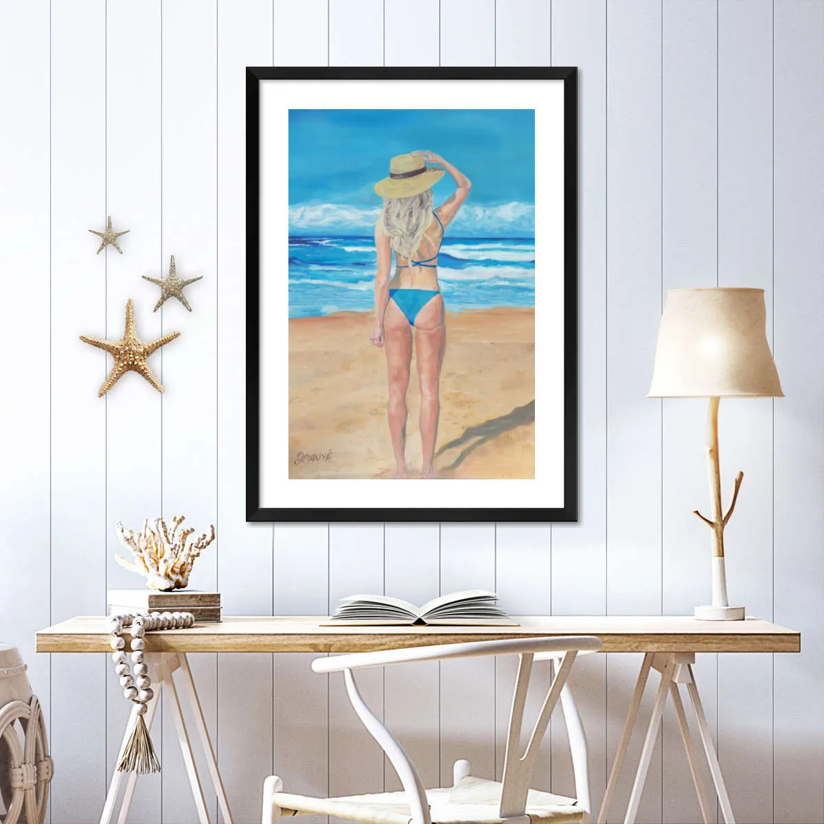 A Beach Girl Wall Art