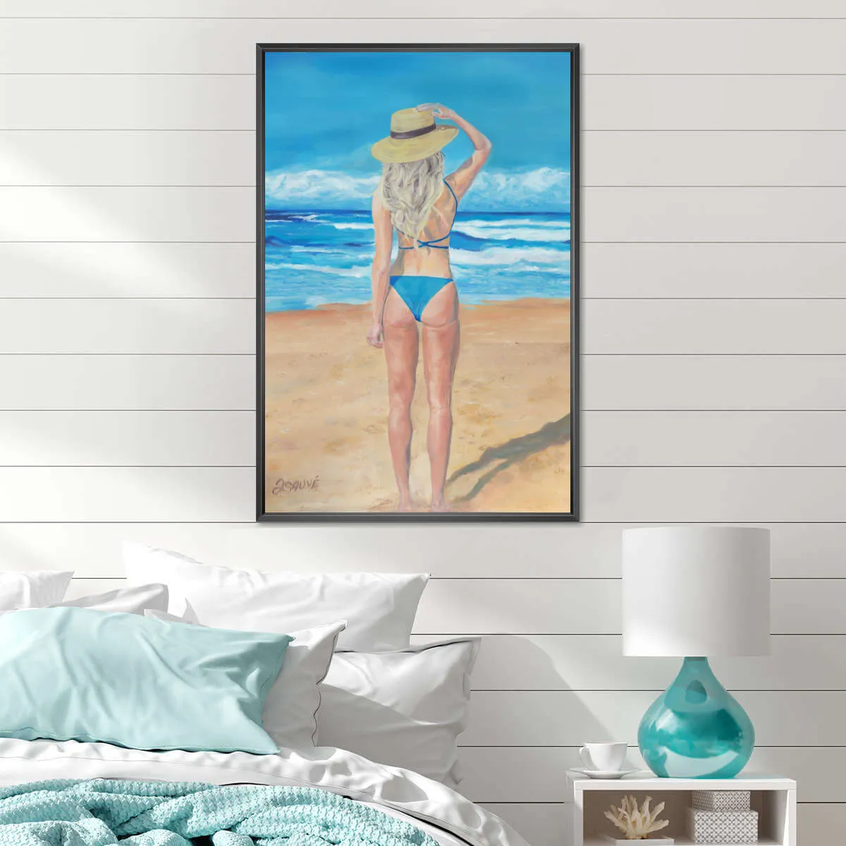 A Beach Girl Wall Art