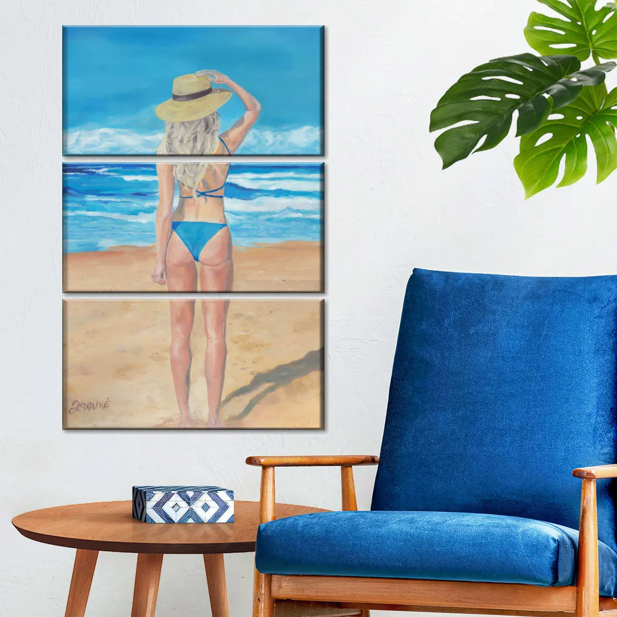 A Beach Girl Wall Art