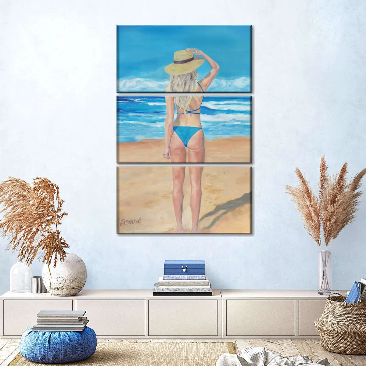 A Beach Girl Wall Art