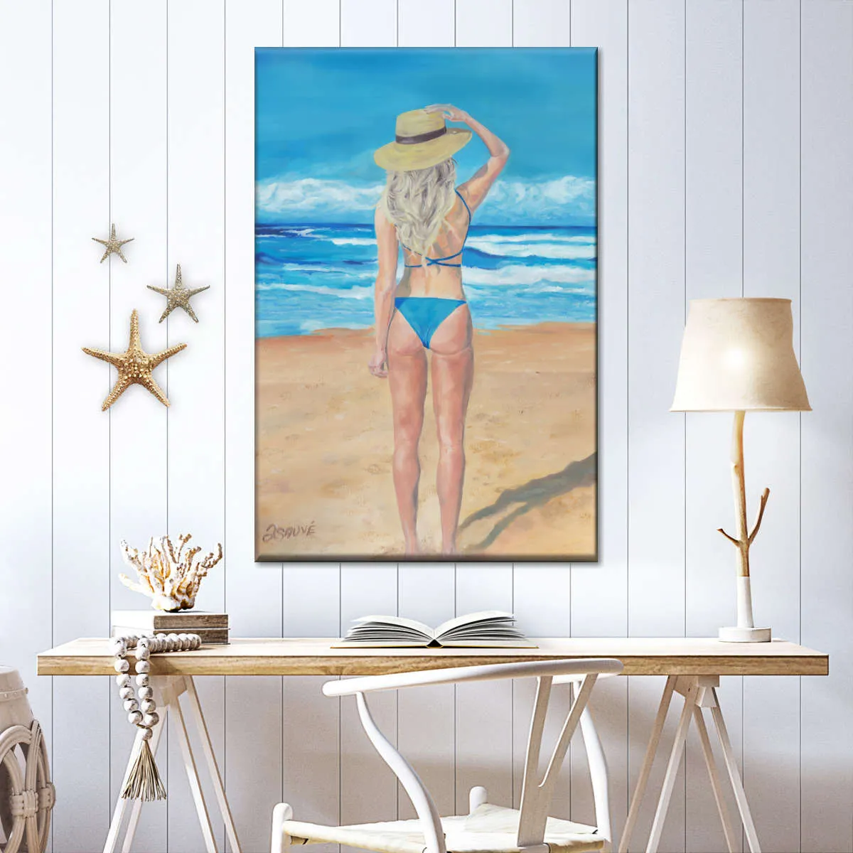 A Beach Girl Wall Art