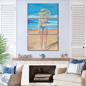 A Beach Girl Wall Art