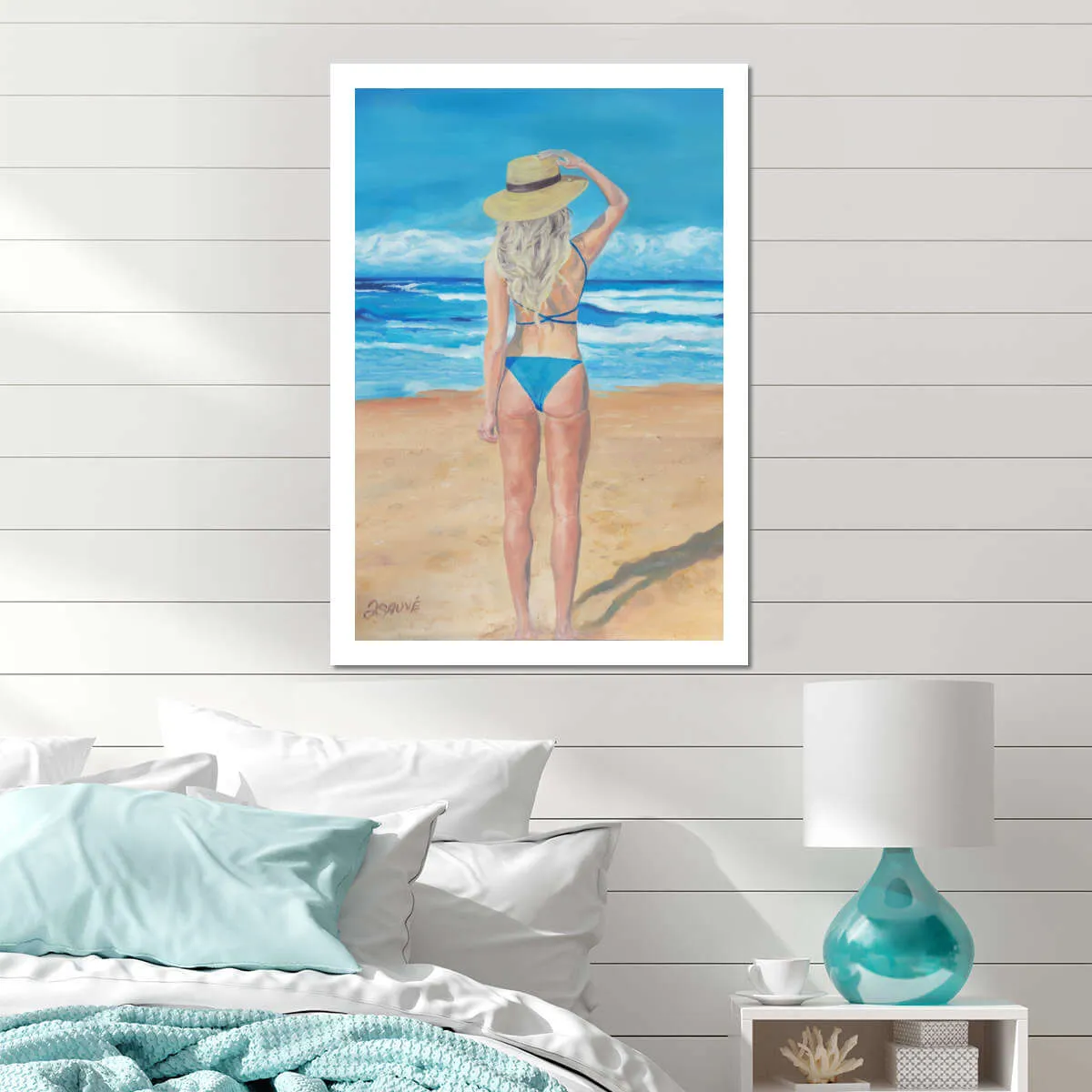 A Beach Girl Wall Art