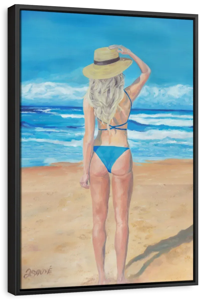 A Beach Girl Wall Art