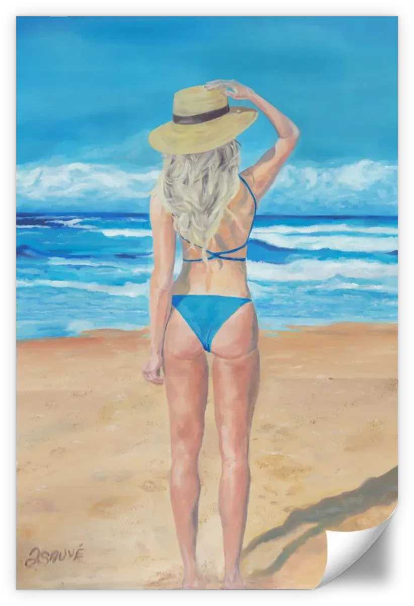 A Beach Girl Wall Art