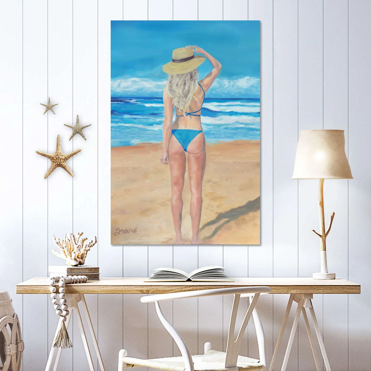 A Beach Girl Wall Art