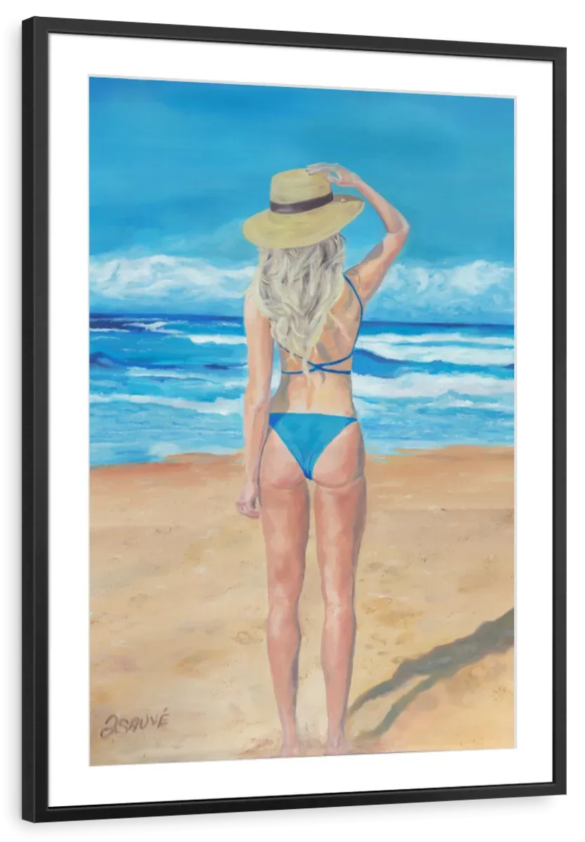 A Beach Girl Wall Art