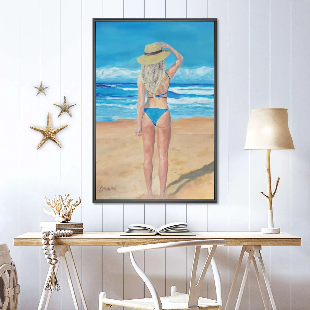 A Beach Girl Wall Art