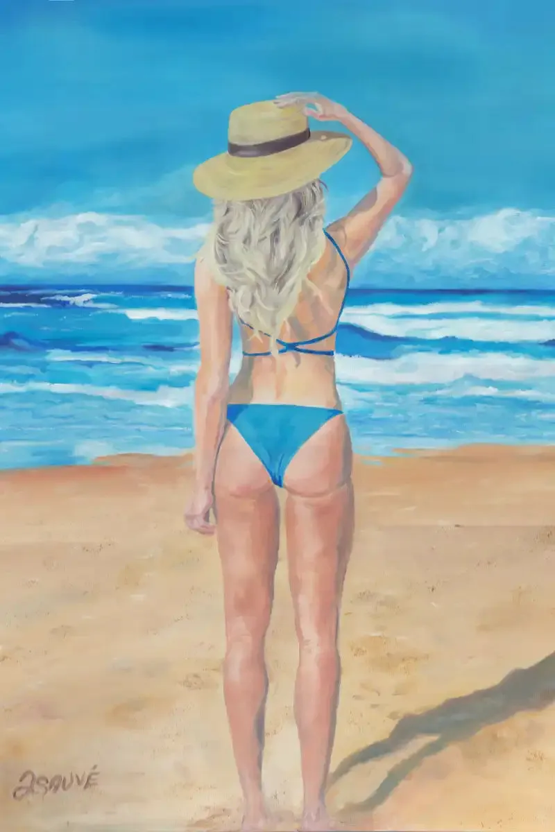 A Beach Girl Wall Art