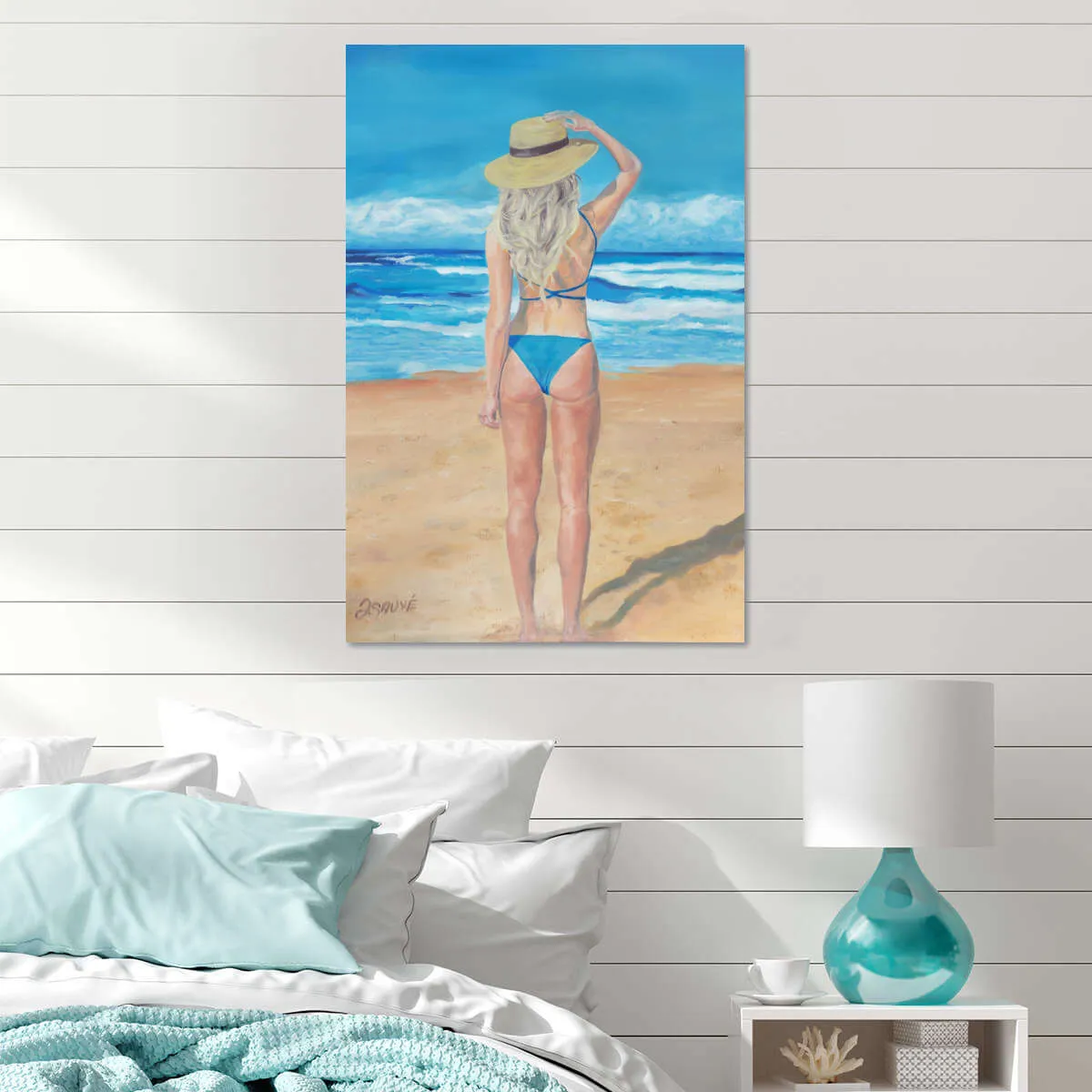 A Beach Girl Wall Art