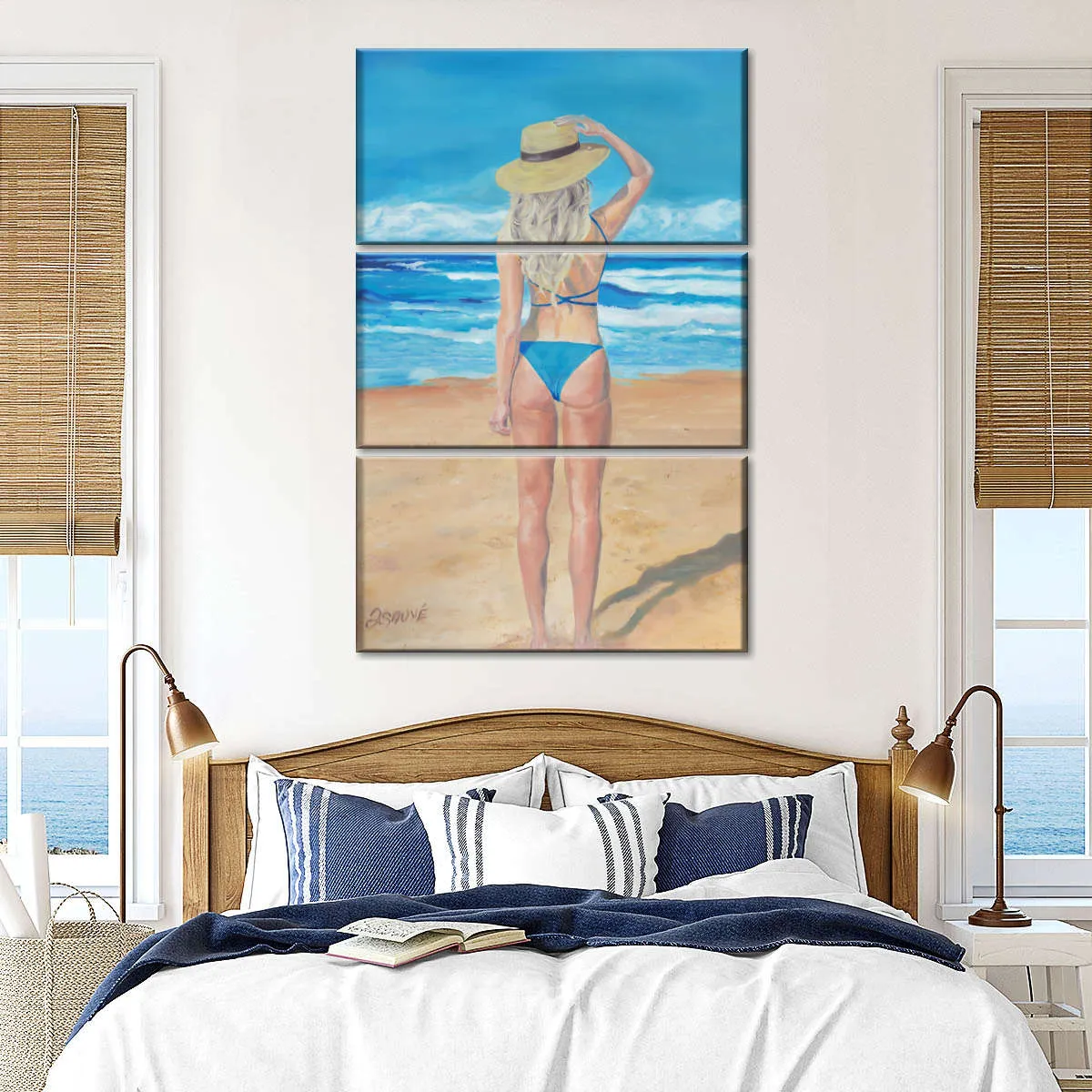 A Beach Girl Wall Art