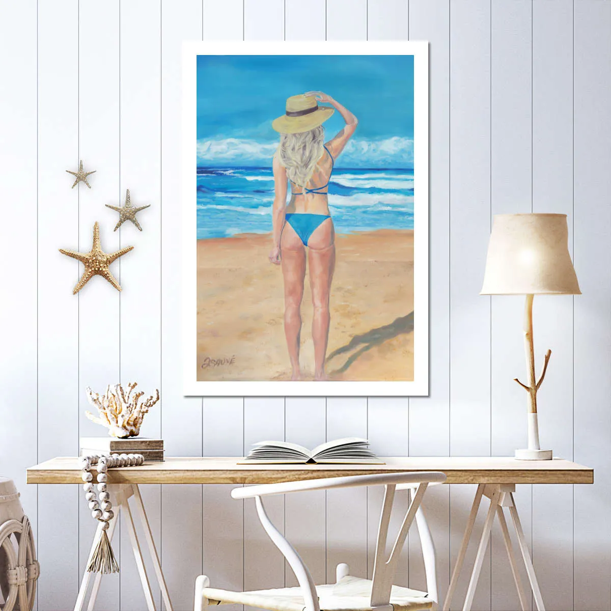 A Beach Girl Wall Art