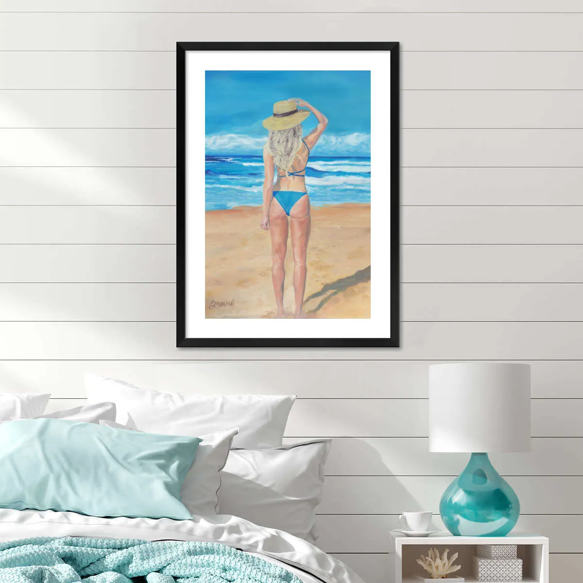 A Beach Girl Wall Art