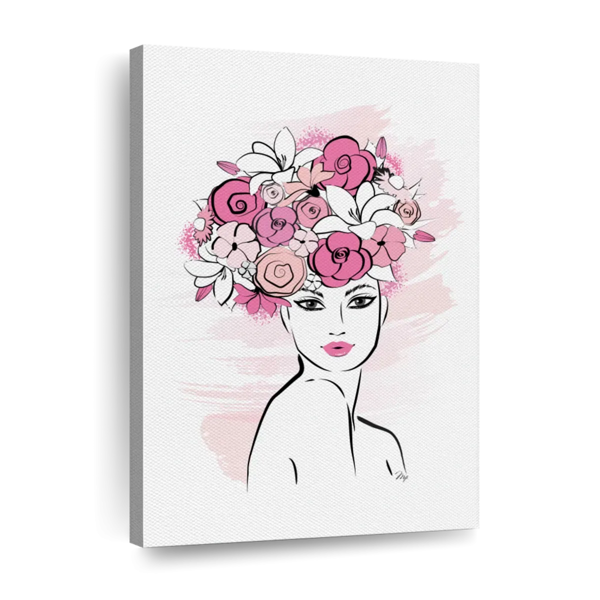 A Flower Girl Wall Art