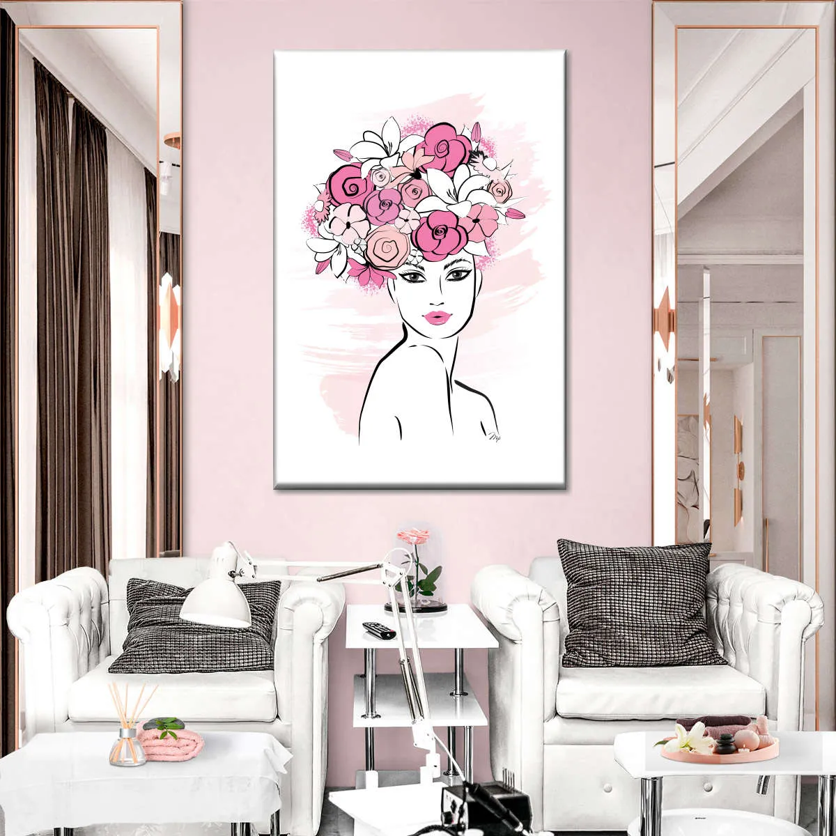 A Flower Girl Wall Art