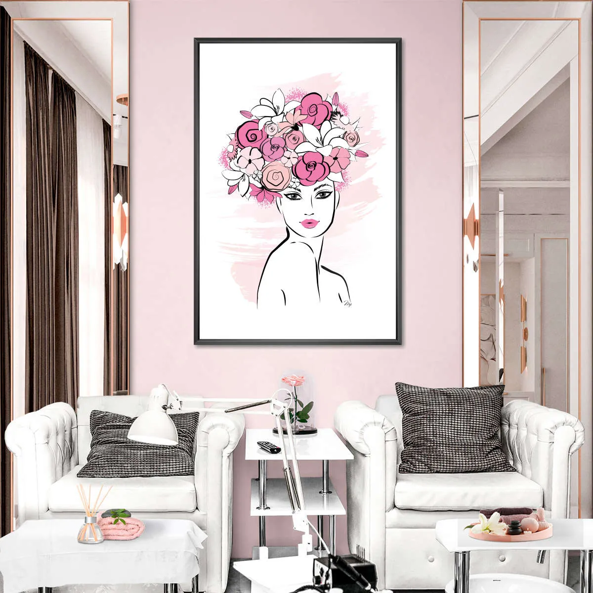 A Flower Girl Wall Art