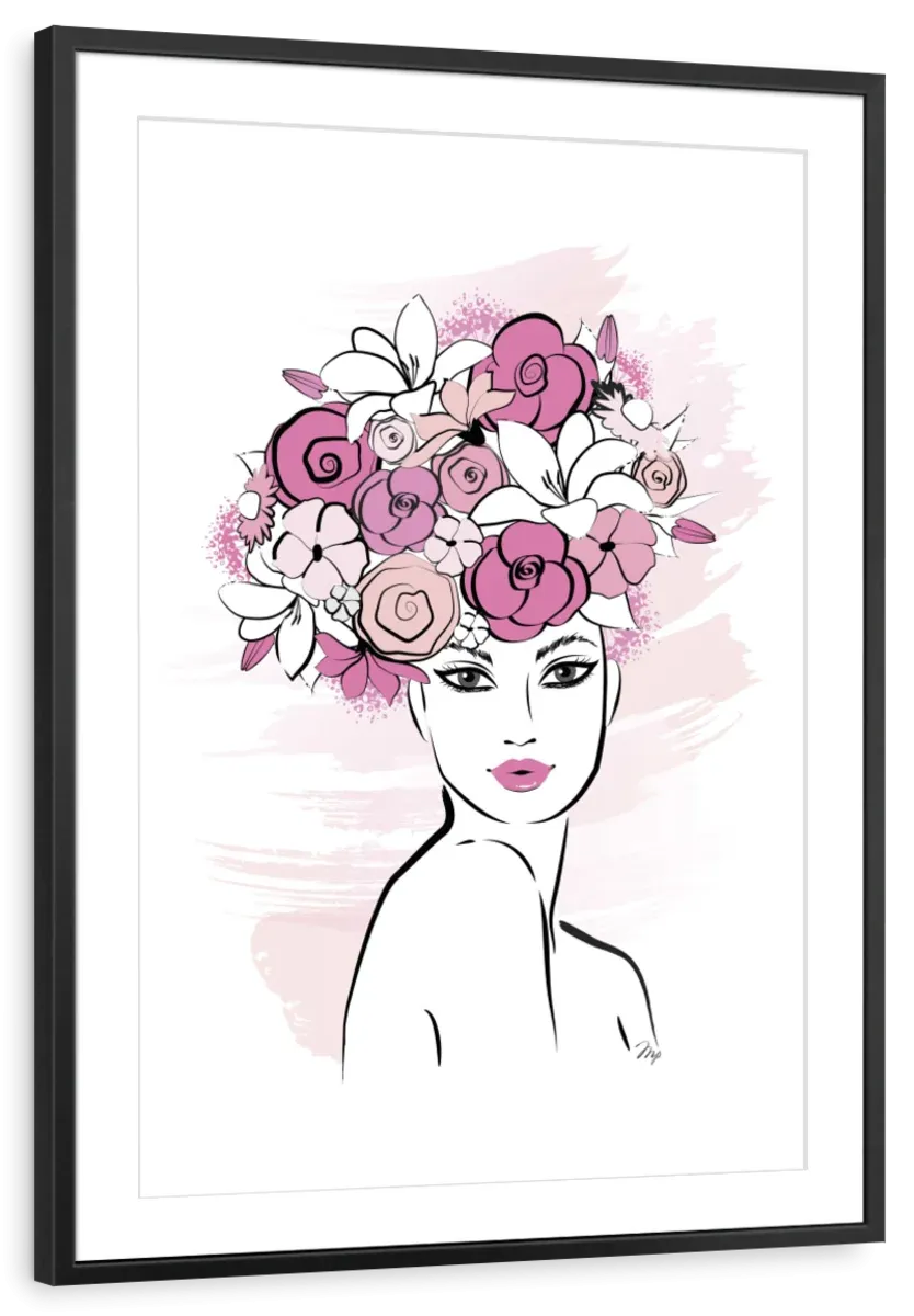 A Flower Girl Wall Art