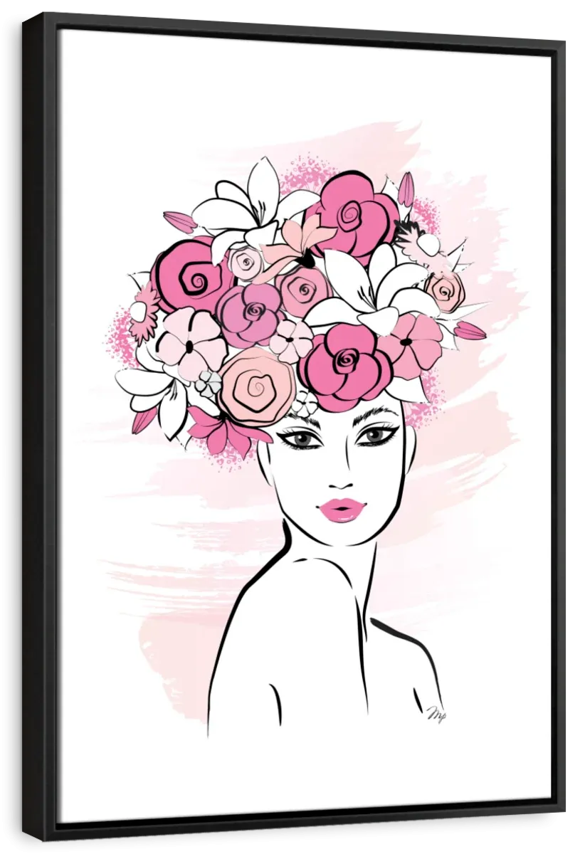 A Flower Girl Wall Art