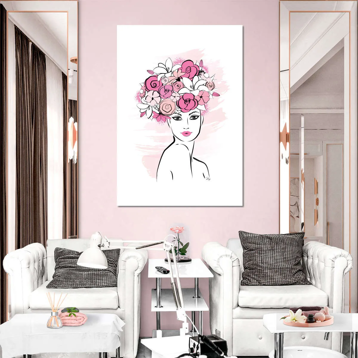 A Flower Girl Wall Art