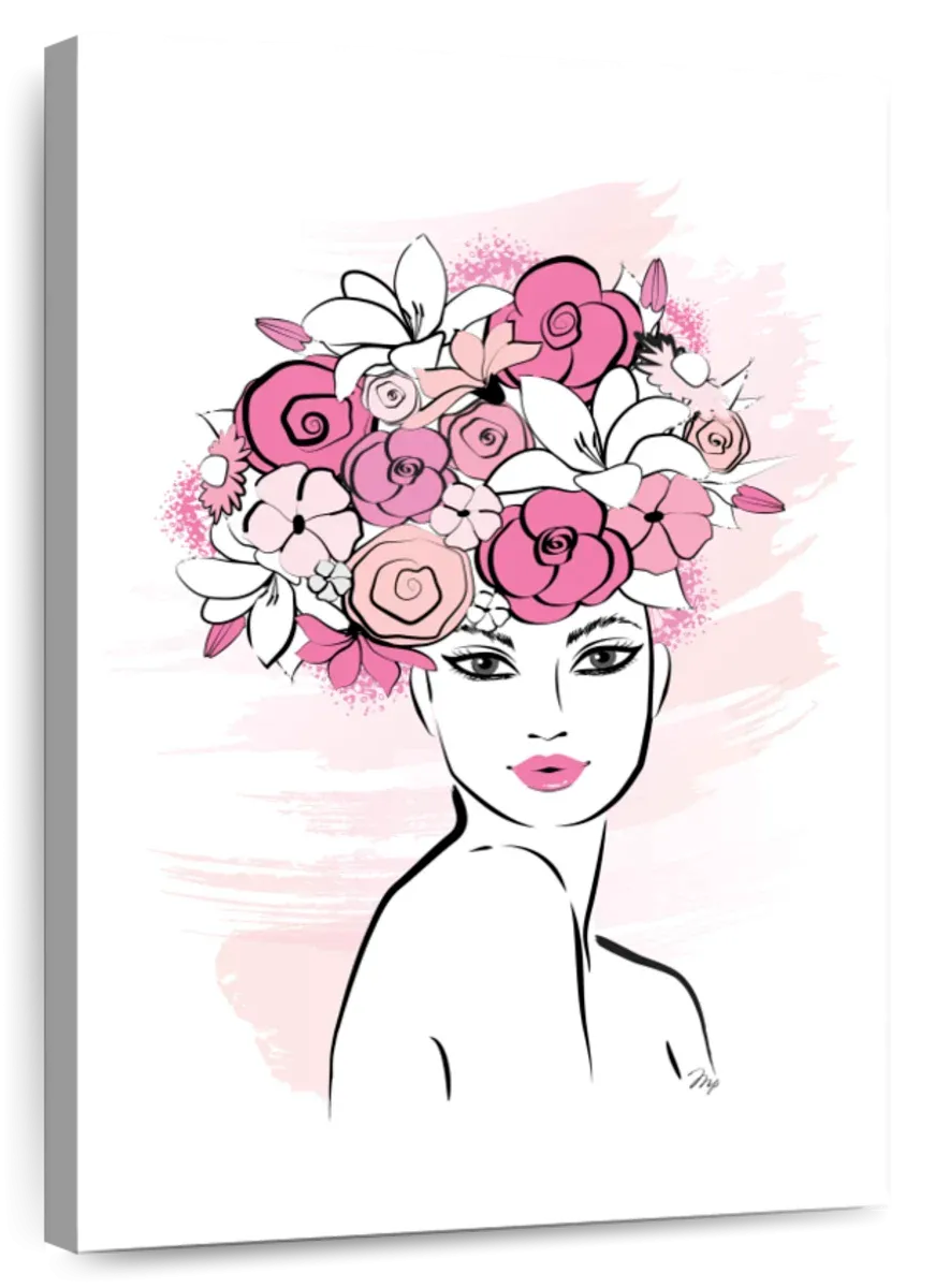 A Flower Girl Wall Art