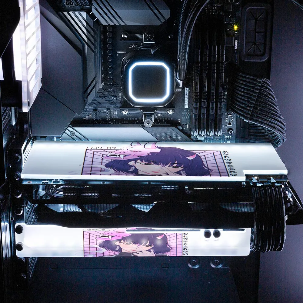 Aesthetic Demon RGB GPU Support Bracket