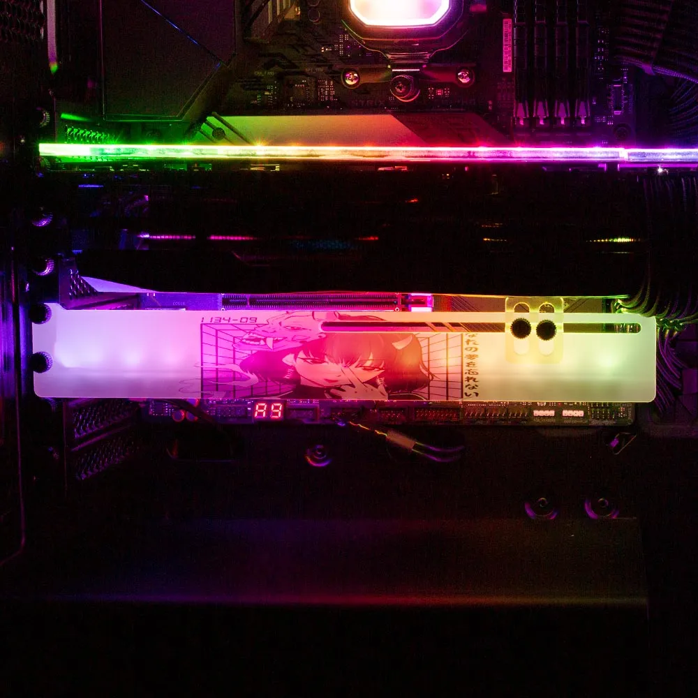 Aesthetic Demon RGB GPU Support Bracket