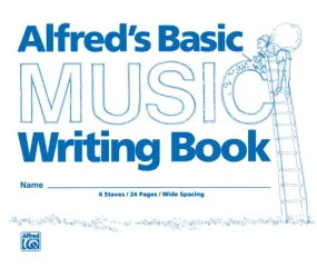 Alfred's 8" x 6" Basic Music Writing Book