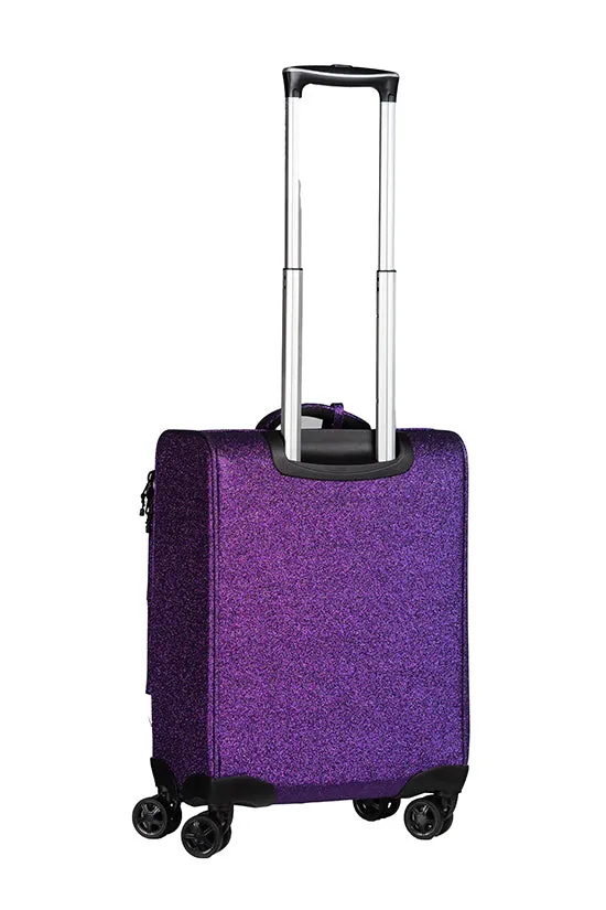 Amethyst Dream Luggage with White Zipper