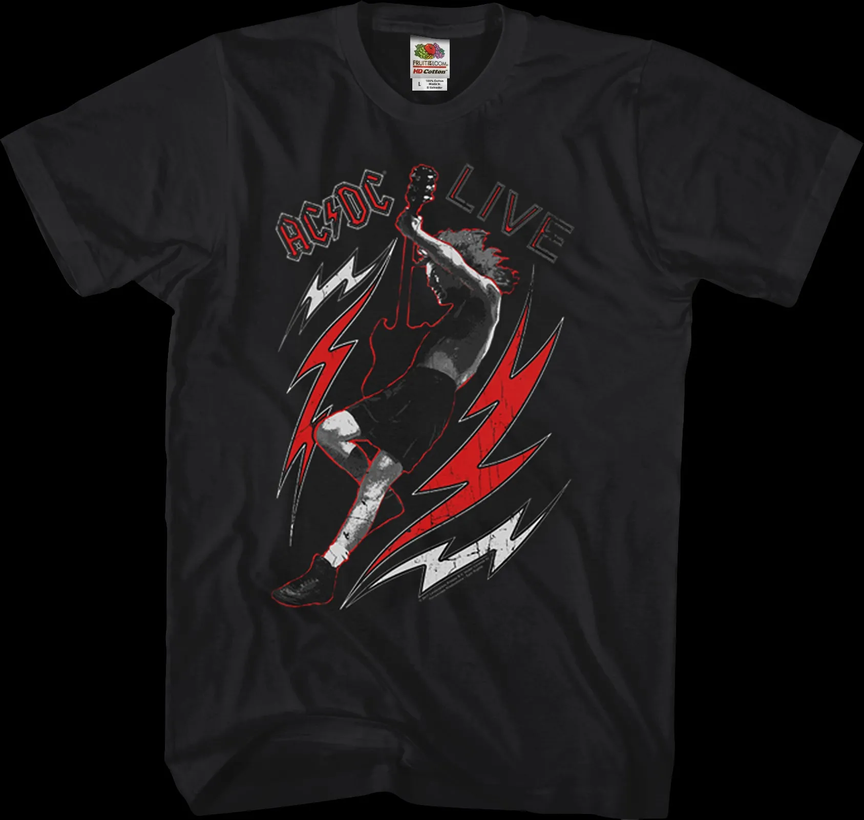 Angus Young Live ACDC T-Shirt