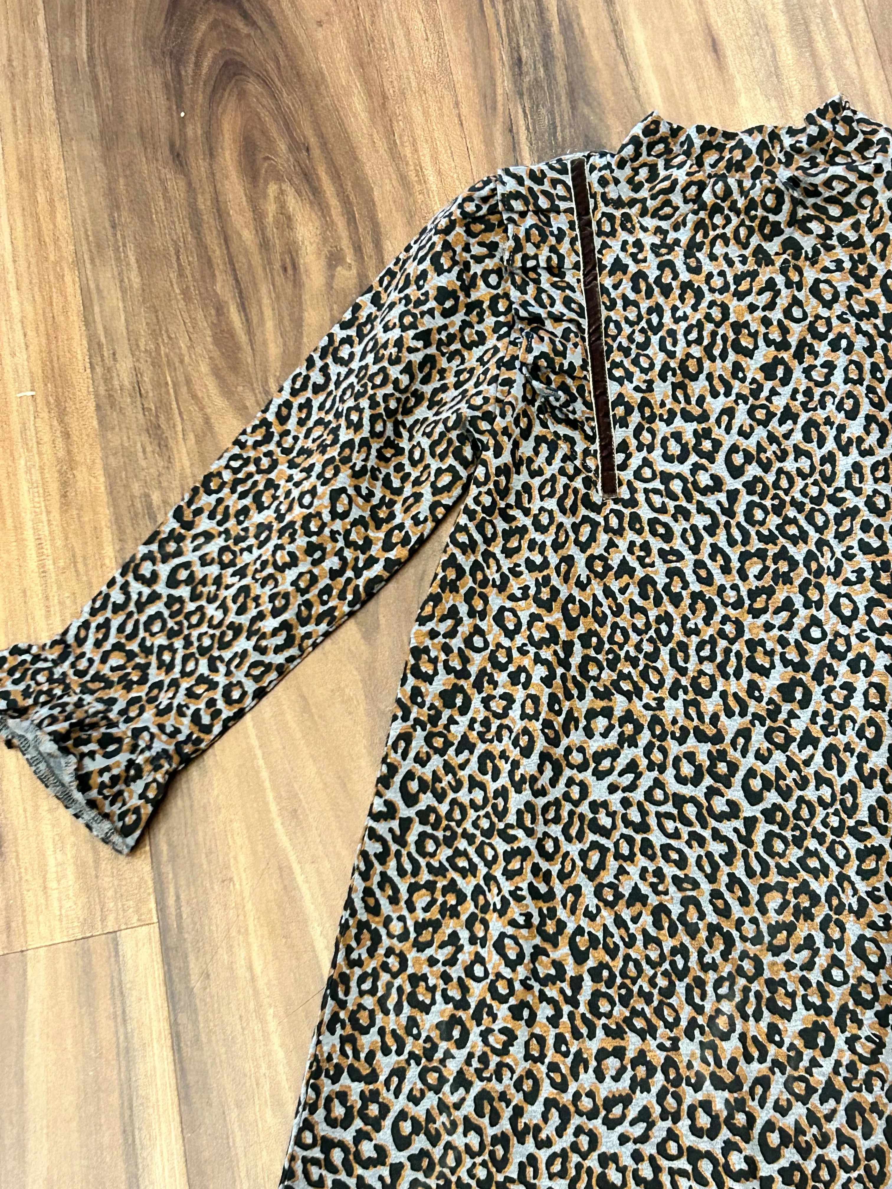 Animal Print Aline Knit Dress