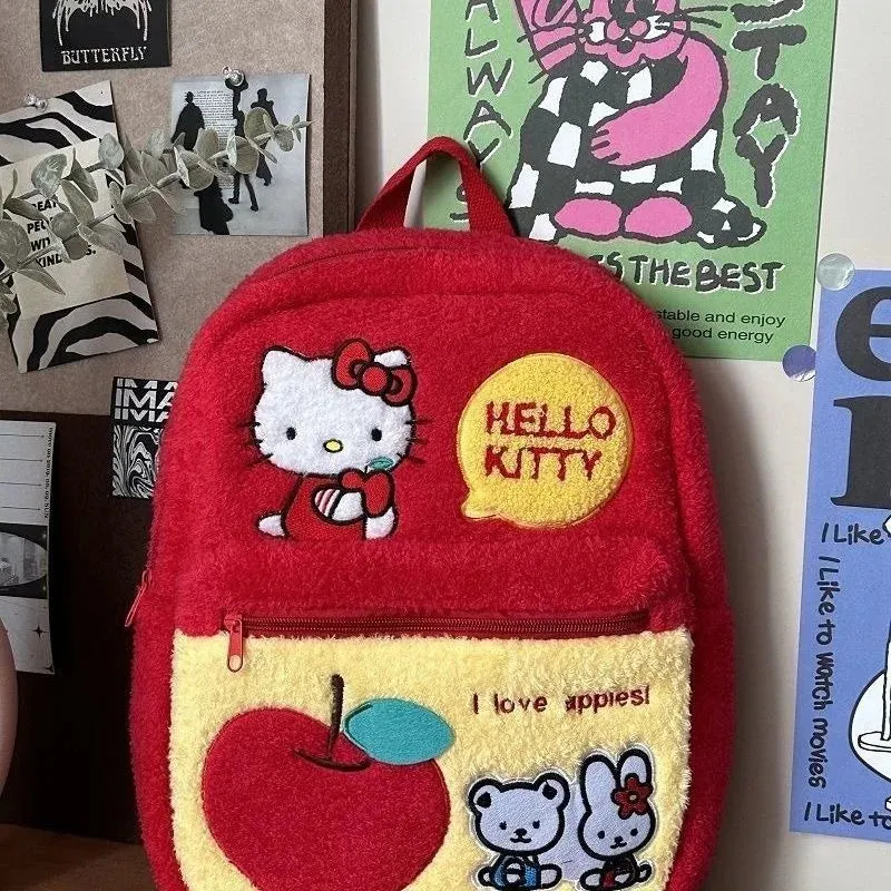 Apple Kitty Book Bag