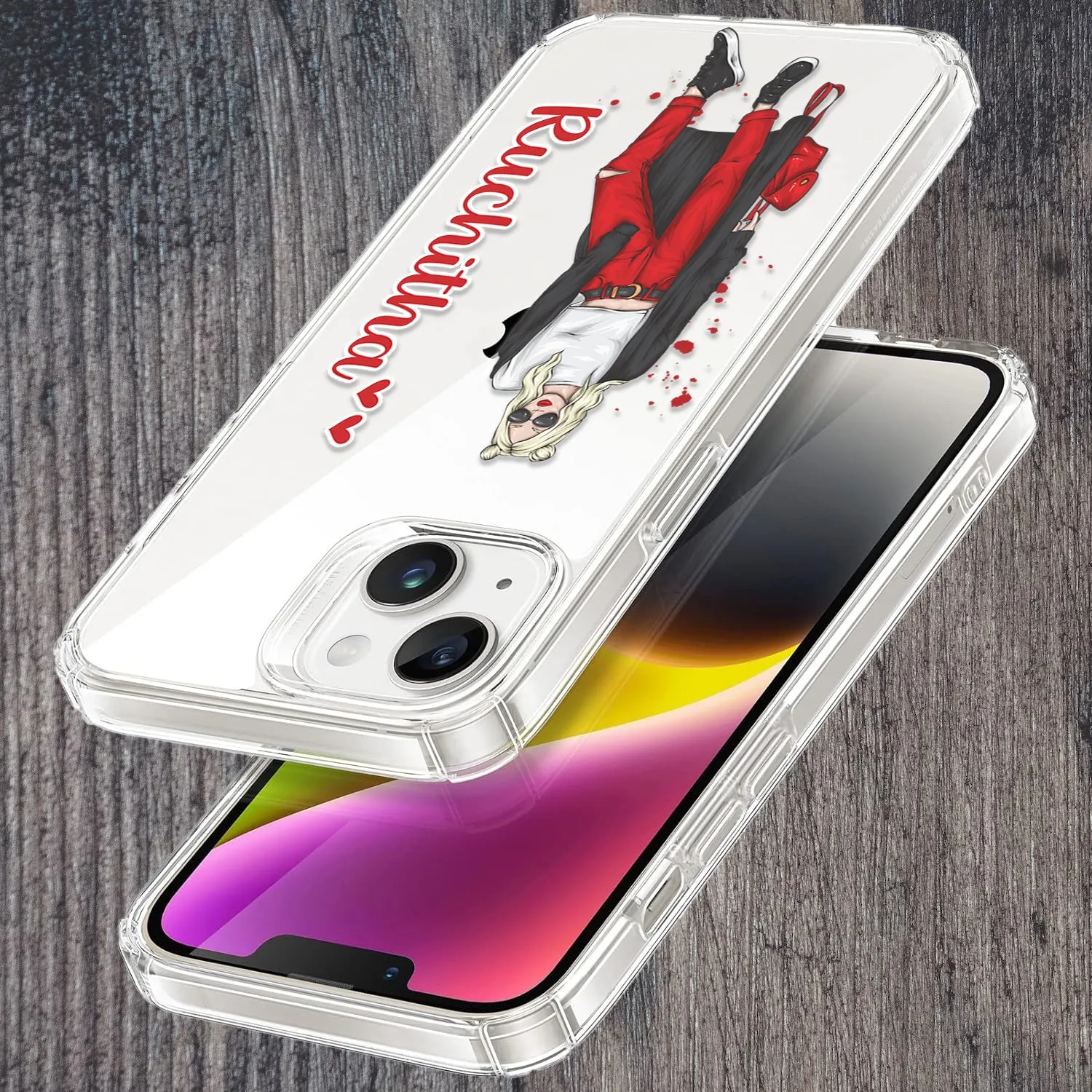 Attitude Girl  Customize Transparent Silicon Case For Realme/Narzo