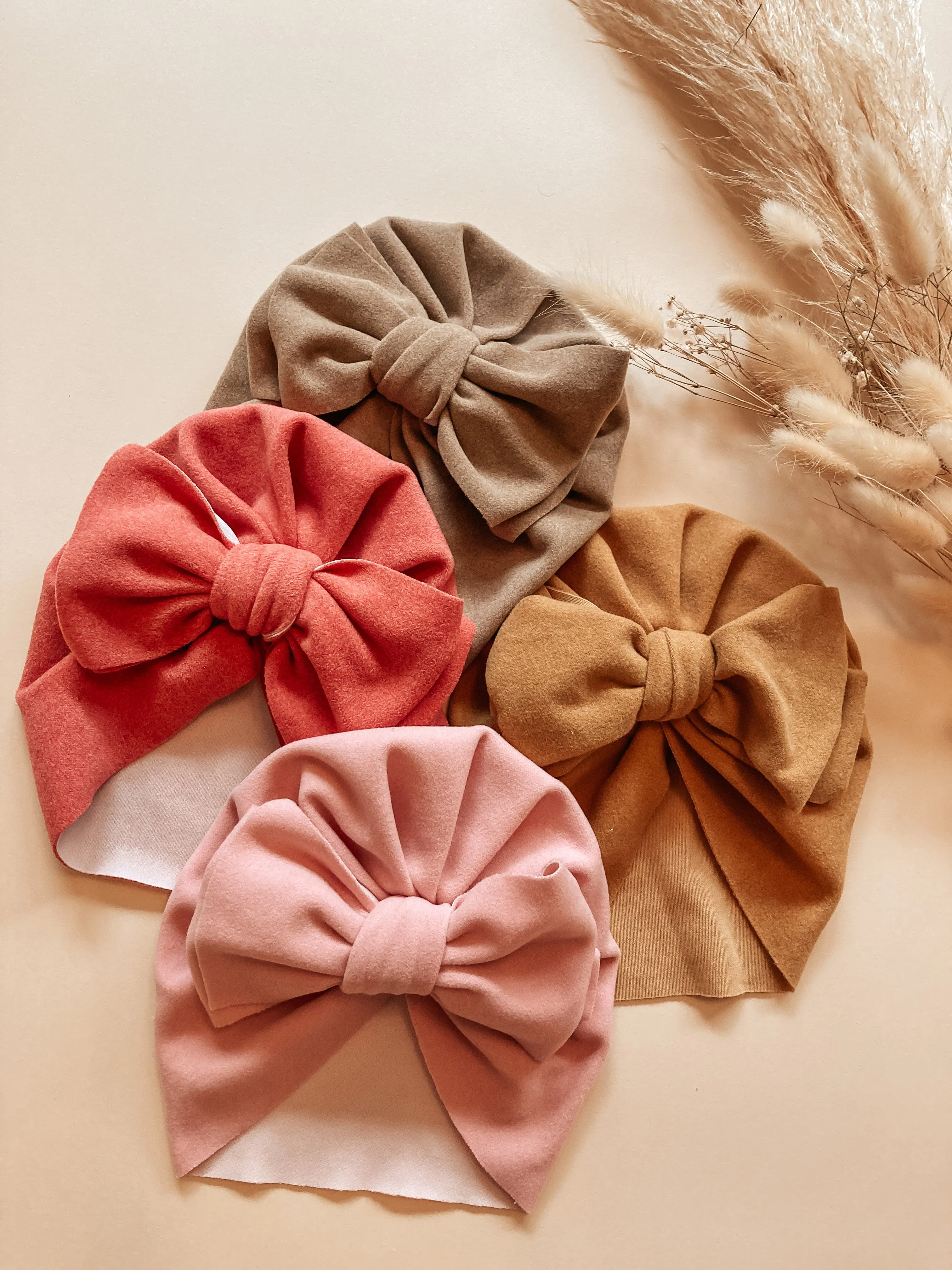 Baby bowknot turban