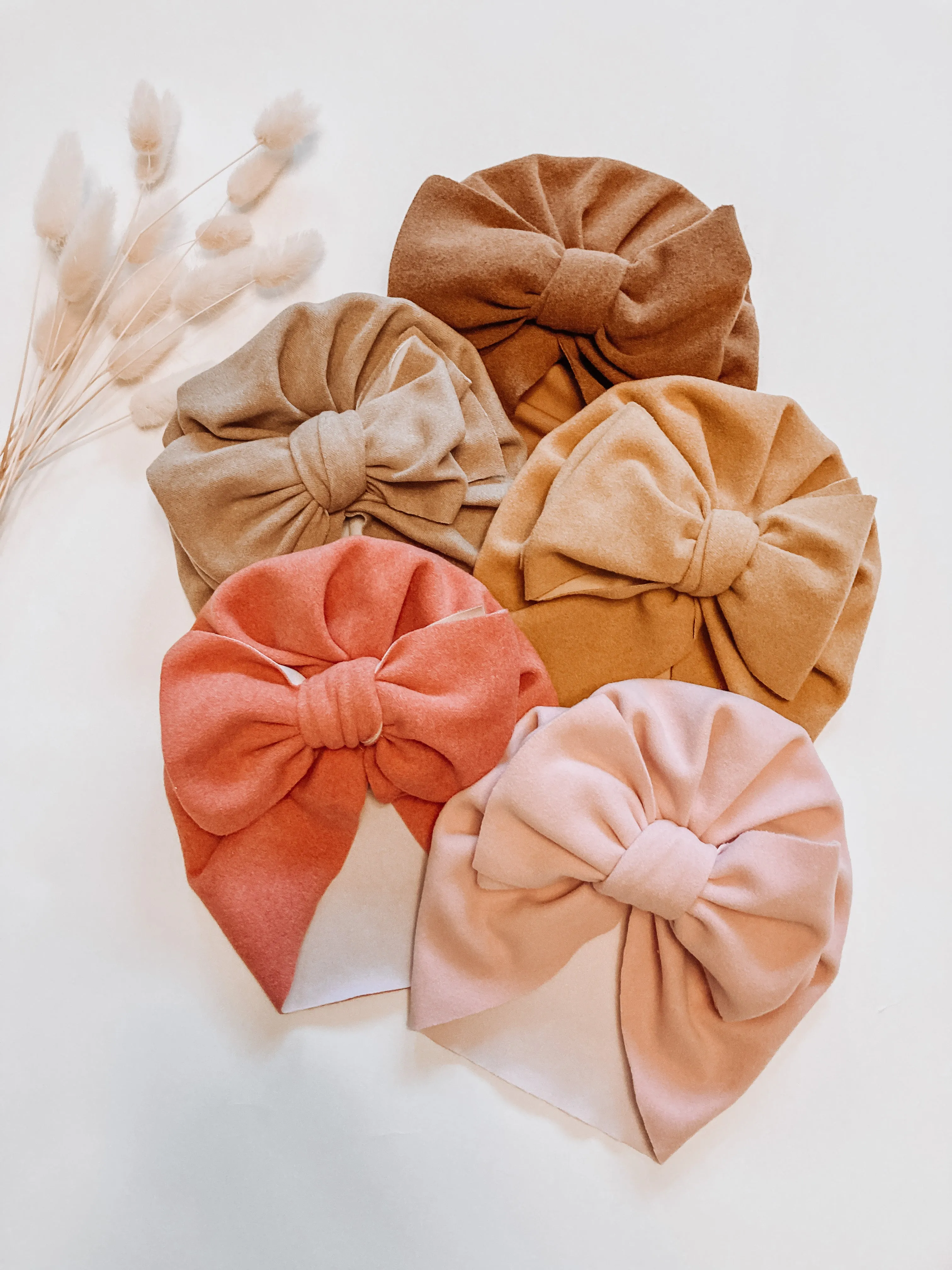 Baby bowknot turban