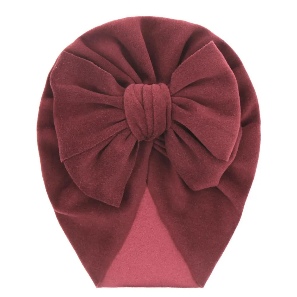 Baby bowknot turban