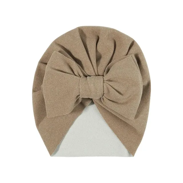 Baby bowknot turban