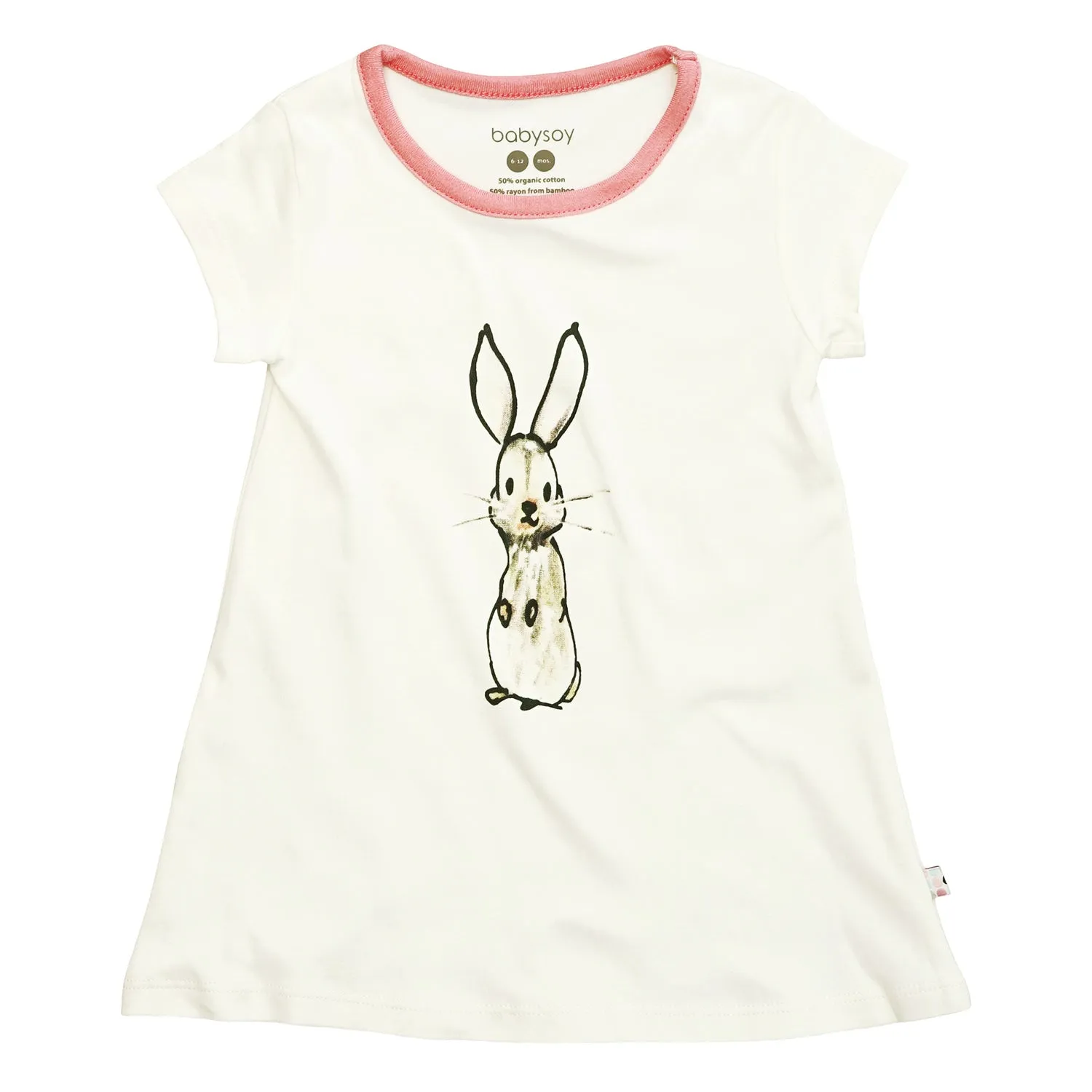 Baby Girl Animal Print A-line Tee