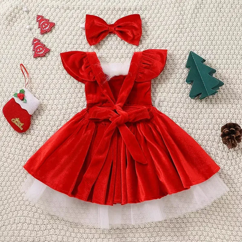 Baby Girl Santas-Helper A-Line Party Dress