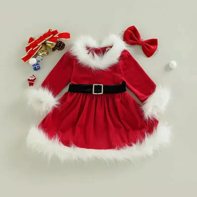 Baby Girl Santas-Helper A-Line Party Dress