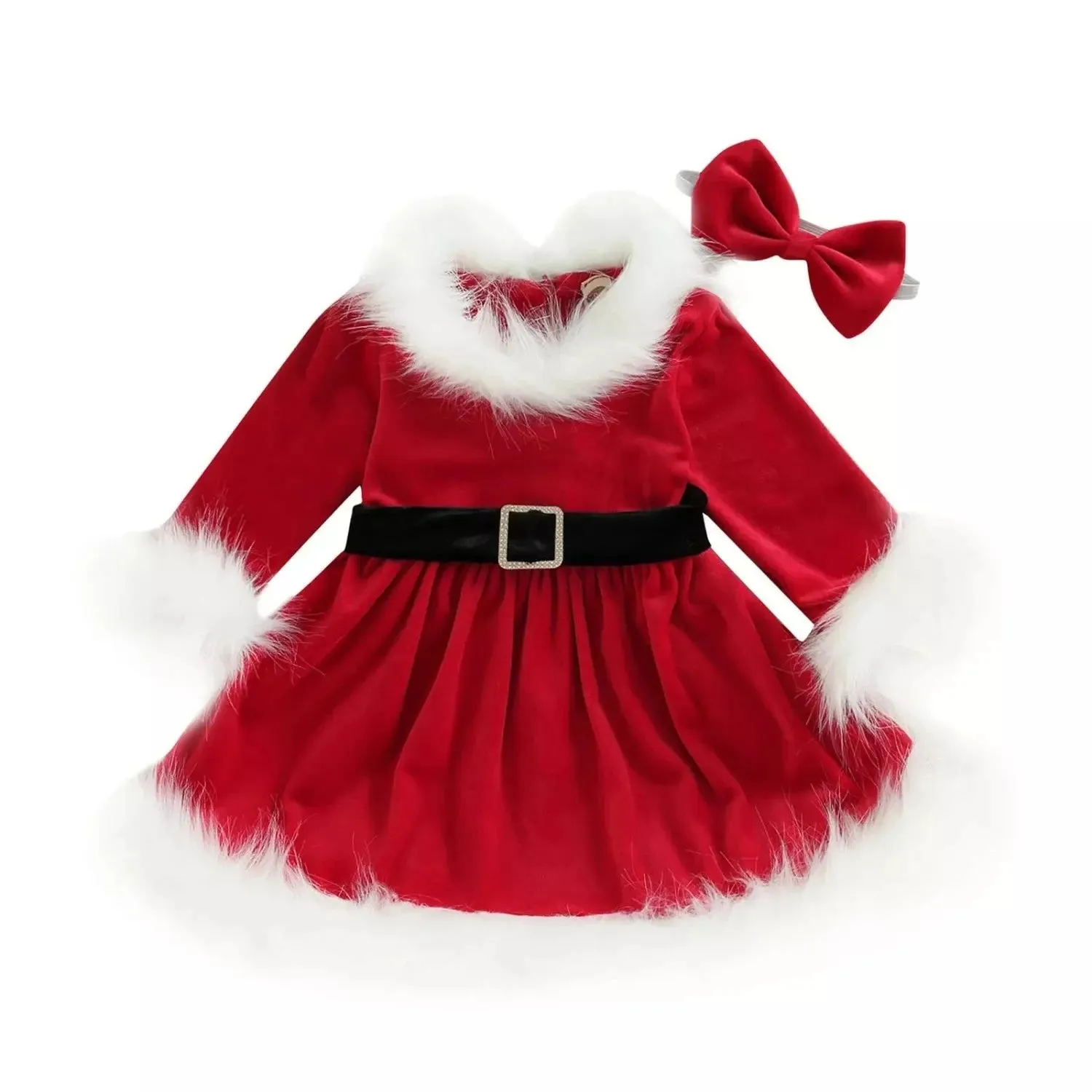 Baby Girl Santas-Helper A-Line Party Dress