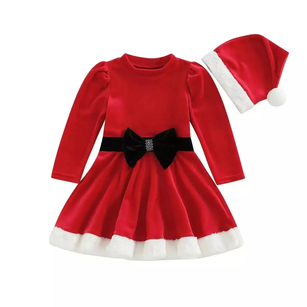 Baby Girl Santas-Helper A-Line Party Dress