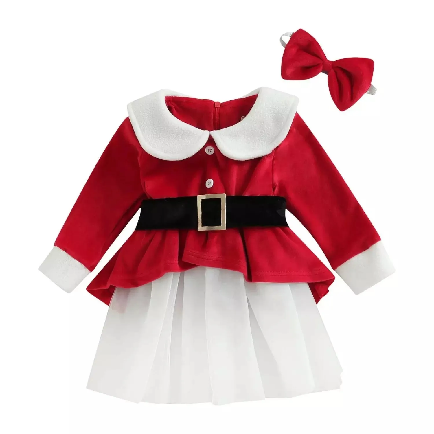 Baby Girl Santas-Helper A-Line Party Dress