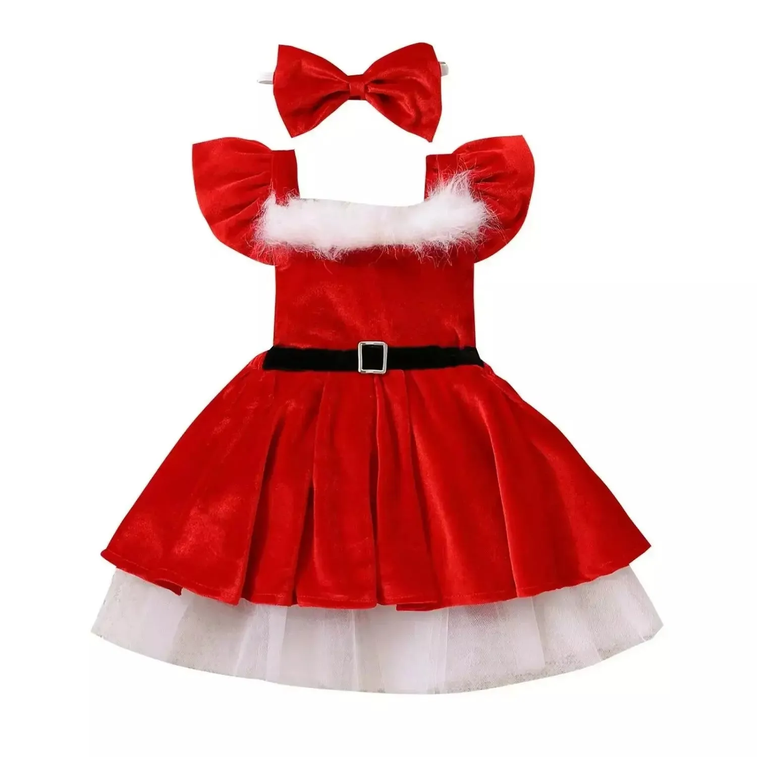 Baby Girl Santas-Helper A-Line Party Dress