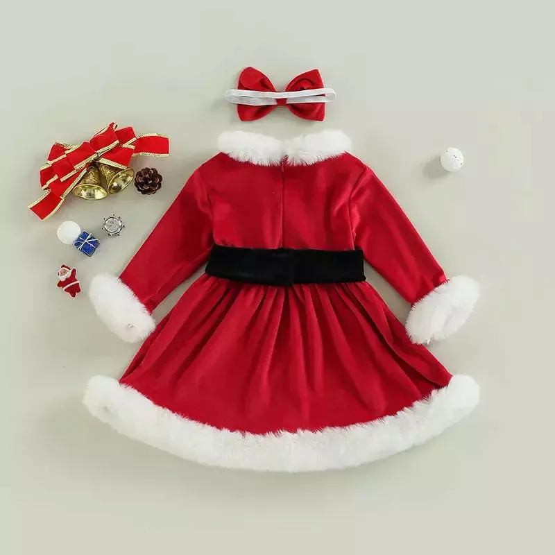 Baby Girl Santas-Helper A-Line Party Dress