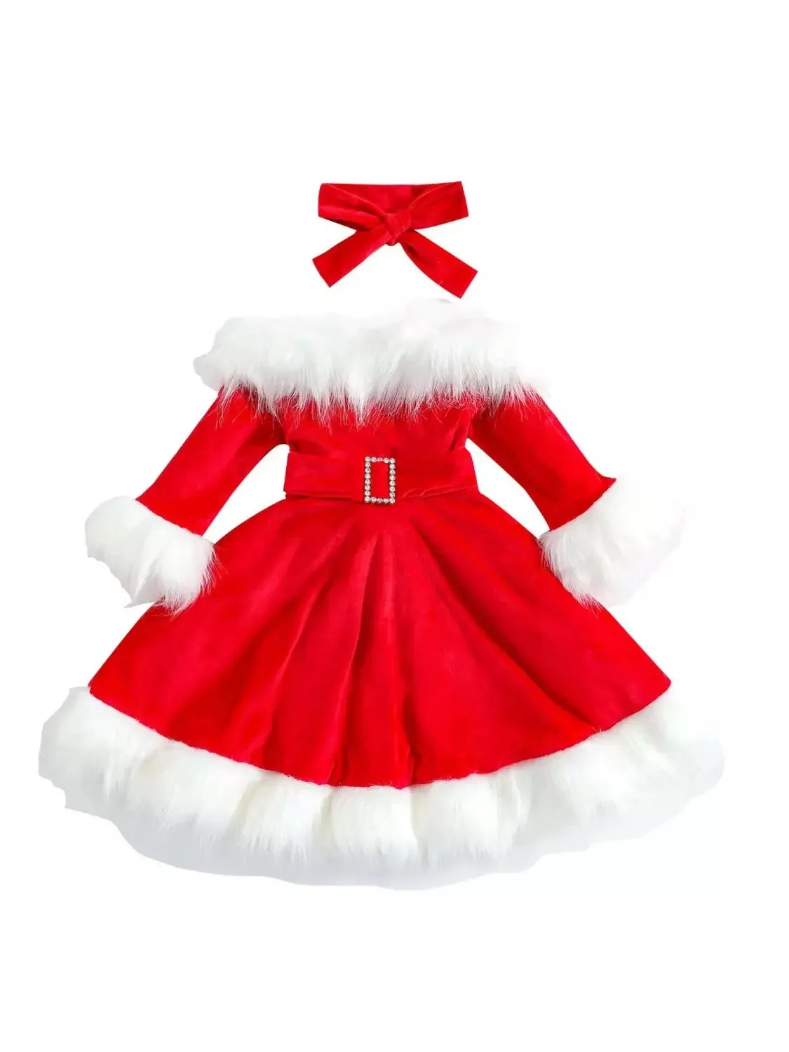 Baby Girl Santas-Helper A-Line Party Dress